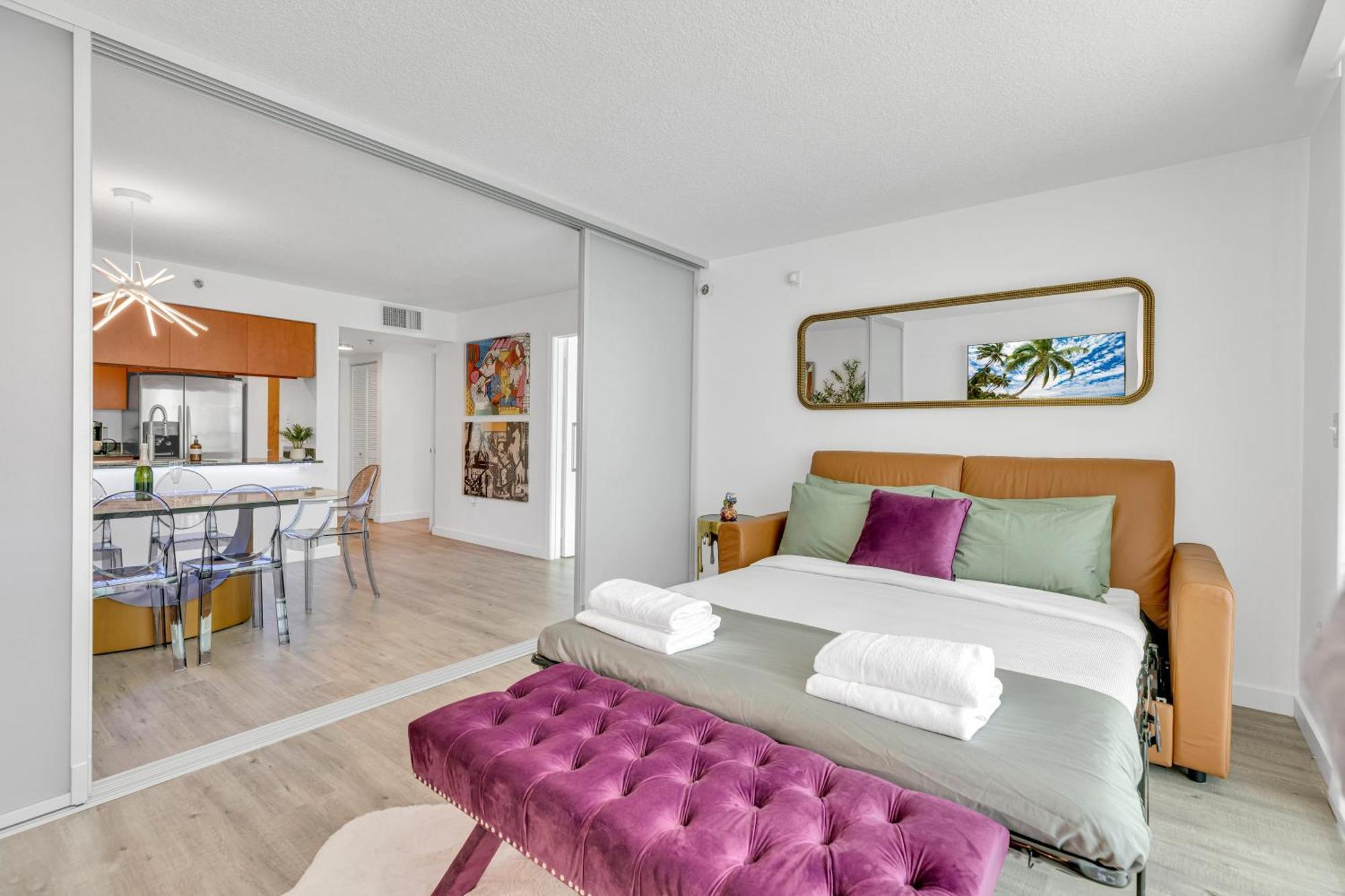 Oceanside Penthouse Apartment In Brickell Miami, Pool, Free Parking المظهر الخارجي الصورة